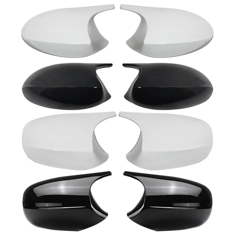 1 Pair White Replacement Rearview Side Mirror Covers Cap for BMW E90 E91 E92 E93 E81 E87 E82 E88 3 1 Series M Accessories