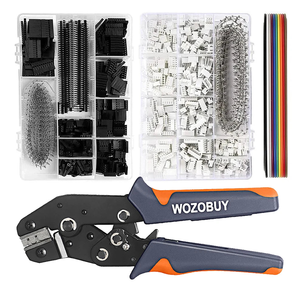SN-01BM ratcheting wire crimping tool set with insulated terminals kit (310-1550pcs)
