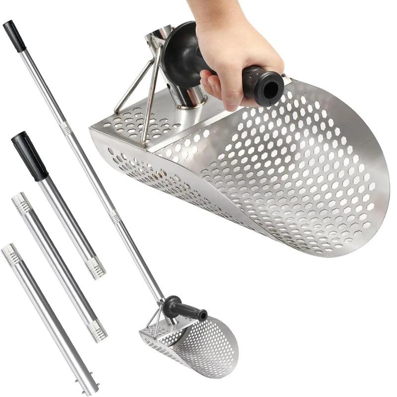 Hot Sell Sand Scoop for Metal Detecting Metal Detector Beach Finds Scoop Equipment Garden Gadgets Utensils Supplies Sand Scoop