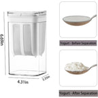 1100ml Thick Yogurt Maker Yogurt Filter with Mesh Basket Homemade Yogurt Soy Milk Juice Coffee, Yogurt Tool Filter BPA Free