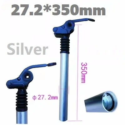 Electric Folding Bicycle E-Bike Shock Absorber Seatpost 25.4mm 27.2mm 28.6mm 31.8mm 33.9mm 34mm 300mm 350mm Bike Shocks SeatPost