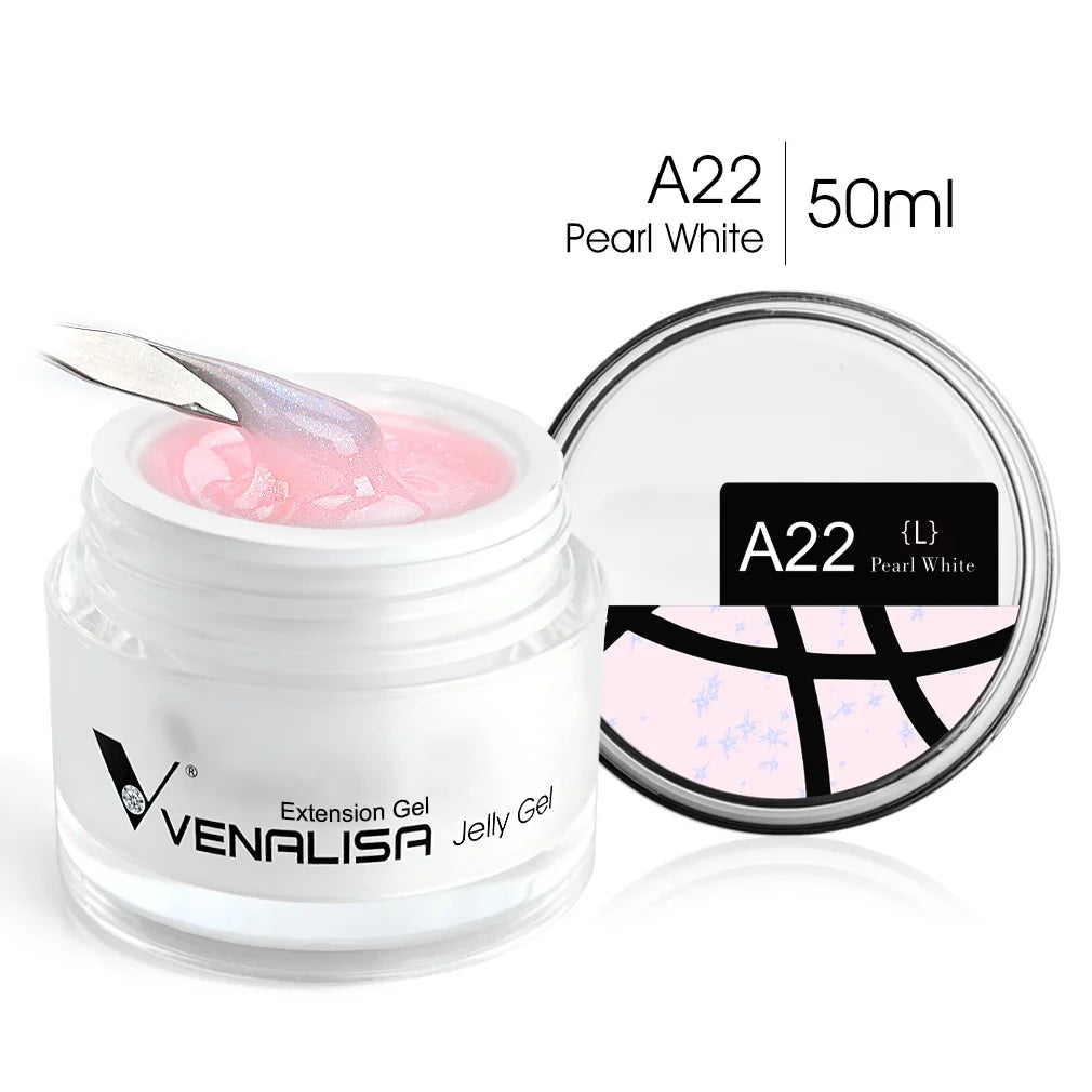 VENALISA Jelly Builder Gel 50ml Pink Nude Soak Off UV LED Hard Gel Nail Extension