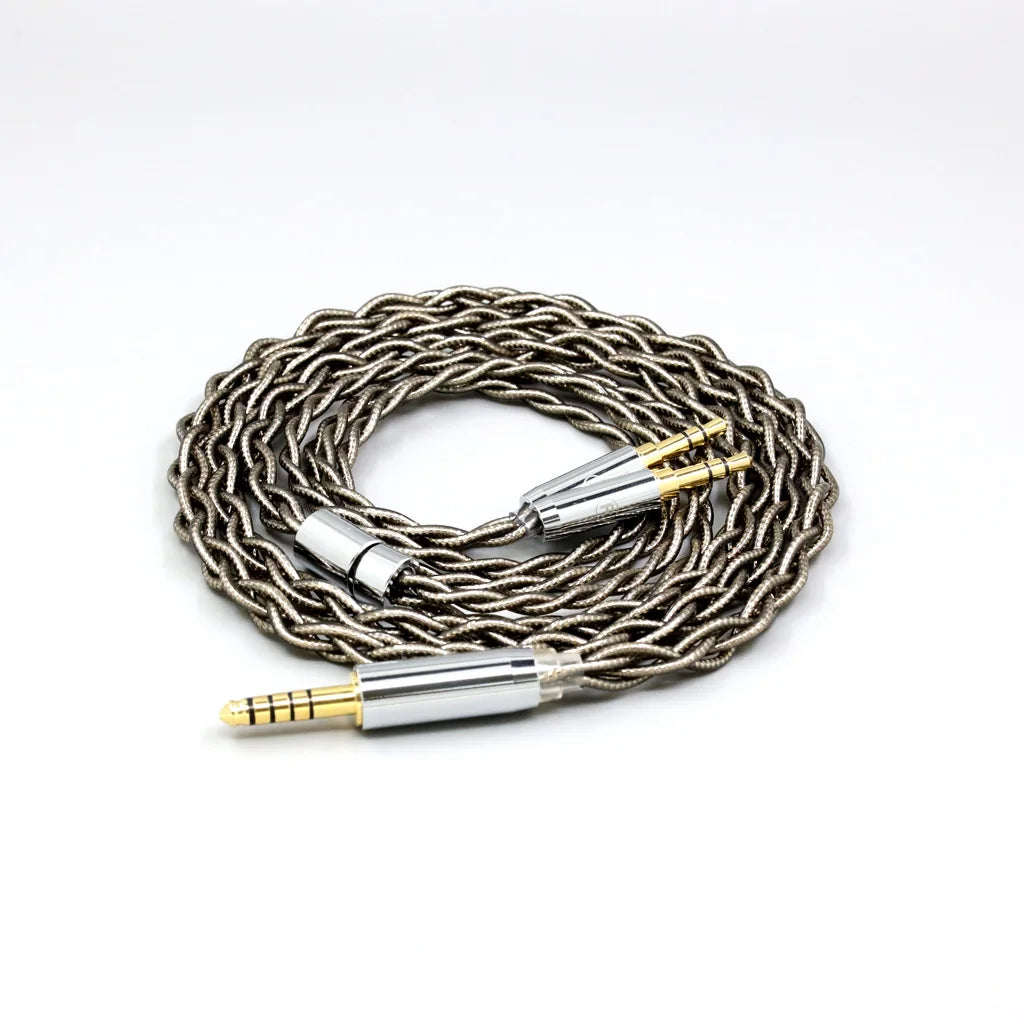 99% Pure Silver Palladium + Graphene Gold Earphone Cable For Hifiman Sundara Ananda HE1000se V2 V3 HE6se he400se Arya He-35x XS