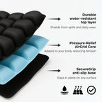 1pc 3D Ergonomic Chair Cushion For Long Sitting, Office Chair Car Seat Cushion, Adjustable Inflatable Cushion