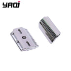 YAQI Vostok 70DC 316 Stainless Steel Polished Dual Comb Safety Razor Head with 0.7mm Blade Gap