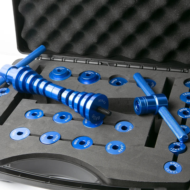 Bicycle Accessory Bearings Extractor Installation Tool Wheels/Hub Bearings Press Set BB Axis Soft Tail Frame Press Tool With Box
