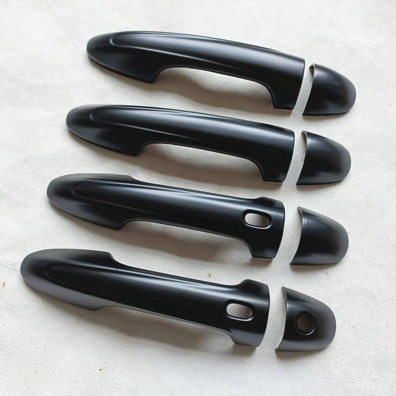For Toyota Fortuner Hilux Revo 2016 2017 2018 2019 2020 2021 2022 2023 Accessories Door Handle Cover Trim Plastic Matte Black