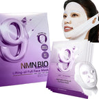 Instant Lifting Full Face Mask With Peptide Collagen Firming Mask For Smooth Defined Looking Skin 4 Sheets With Lifting Band