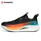 Baasploa Carbon Plate Running Shoes, Cushioned Anti-Slip Breathable Sneakers, EU 41-45