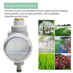 Popular Solar Power Water Timer Irrigation Solenoid Valve Controller Waterproof Power-saving Timer Irrigation Controller System