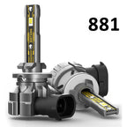 BMTxms 2PCS 12000LM H27 881 H11 H8 HB4 HB3 H10 LED Fog Lights Canbus 880 9006 9005 H16JP LED CSP DRL Car Moto Bulbs White Yellow