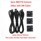 GXIVISION OV9732 30FPS 2M Cable 100 Degree USB Camera Module,3pcs OV2735/IMX179/OV2710 Compatible For Autodarts.io Scoring