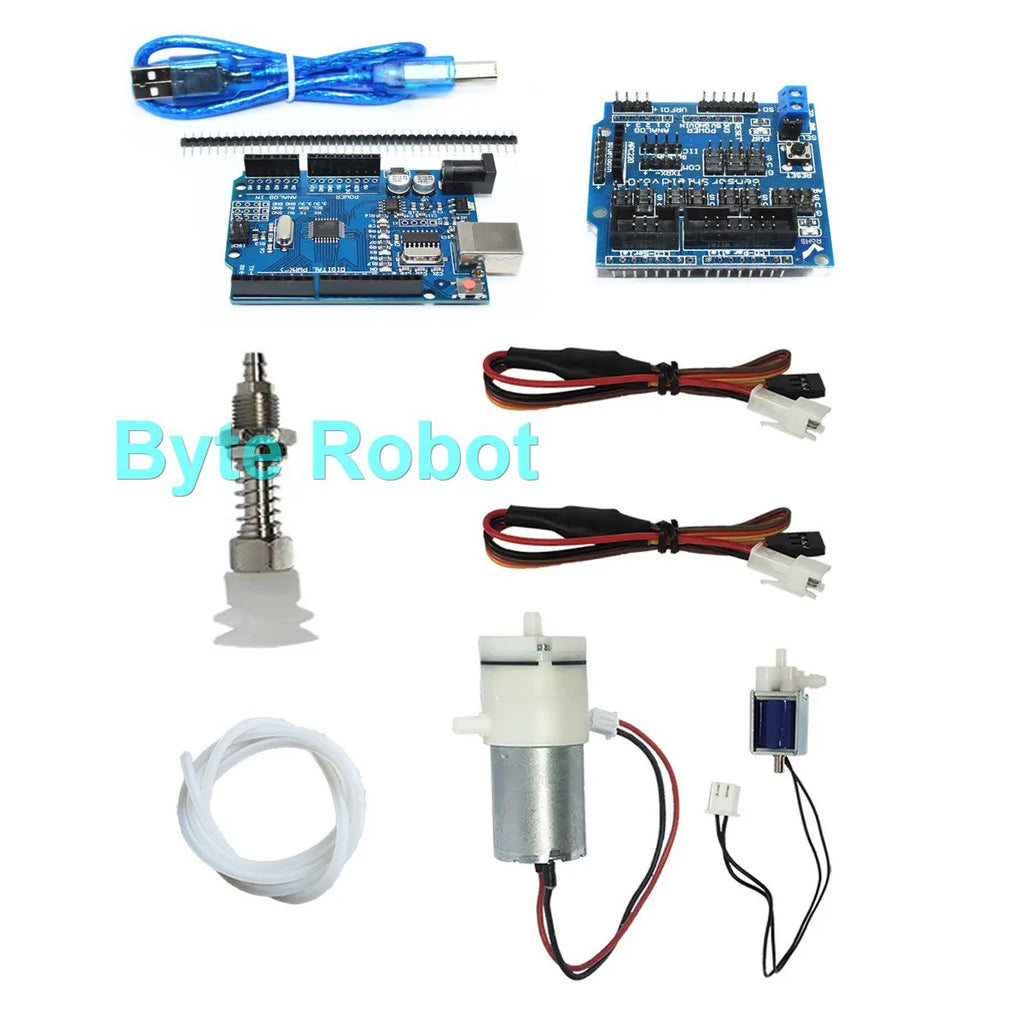 Robot Arm Vacuum Suction Cup Kit with PWM Control Switch, 0.3-20kg Options