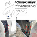 200/20pcs Car Self-tapping Screw Fasteners Auto Metal U-shaped Spacers Self-Tapping Screws Kit Car Modification Accessories