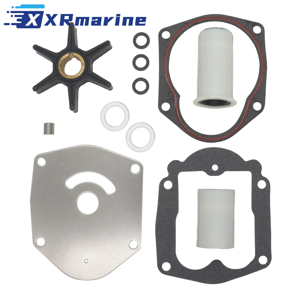 821354A2 Water Pump Impeller Repair Kit for Mercury Mariner Force Outboards 25 30 40 50 HP with Tubes 821354A1 821354A04 18-4531