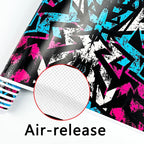 Car Graffiti Painting Films for Auto Body Hood Rearview Mirror Motorcycle Bike Graffiti Sticker Decor Waterproof Vinyl Wrapping
