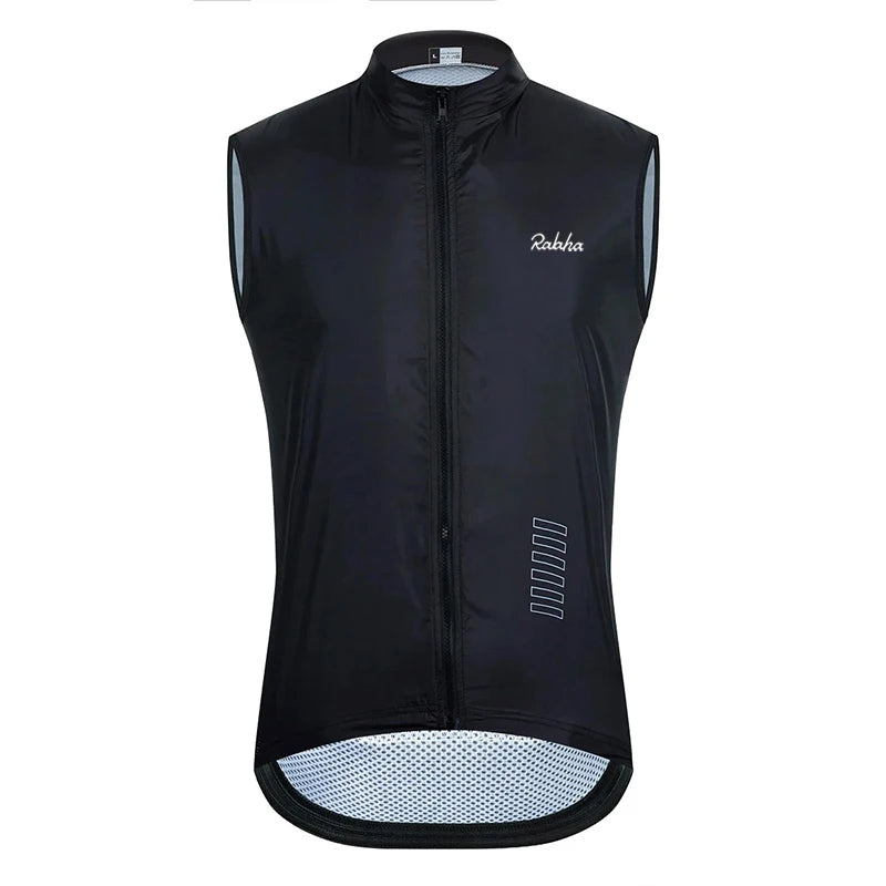 Ralaha-Breathable Anti-UV Cycling Shirts for Men, Sleeveless Bicycle Clothing, Summer Vest, New