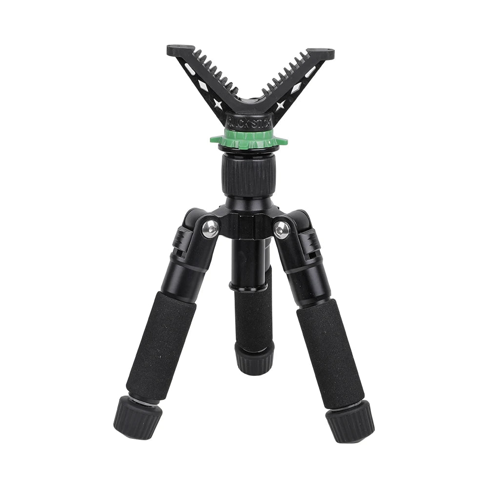 Hunting Shooting Tripod Stand with Adjustable V Yoke Head, Aluminum Portable Outdoor
