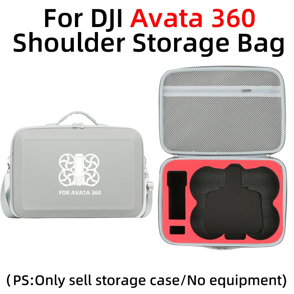 For DJI Avata 360 Shoulder Storage Bag Dust-proof Shock-resistant Protective Carry Case for DJI RC 2 Control Drone Accessories