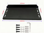 SimRuito Universal Adjustable Sim Racing Pedals Mounting Plate 7075 Aluminum for G29 G920 T300RS Cockpit Floor 3 Pedals