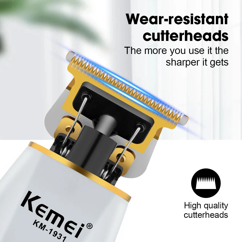 KEMEI Hair cutting machine Trimmer electric professional KM-1931 barber machines  Barber shopBeard trimmer man hair clippers men