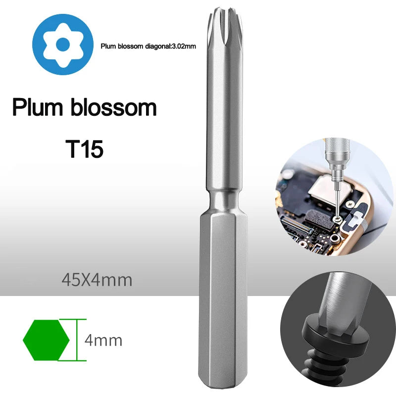 LAOA Old A S2 Alloy Steel Screwdriver Head 4mm Screwdriver Head