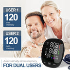 Kingclinic New Household Arm Type Digital Electronic Portable LED Smart Blood Pressure Meter BP Monitor