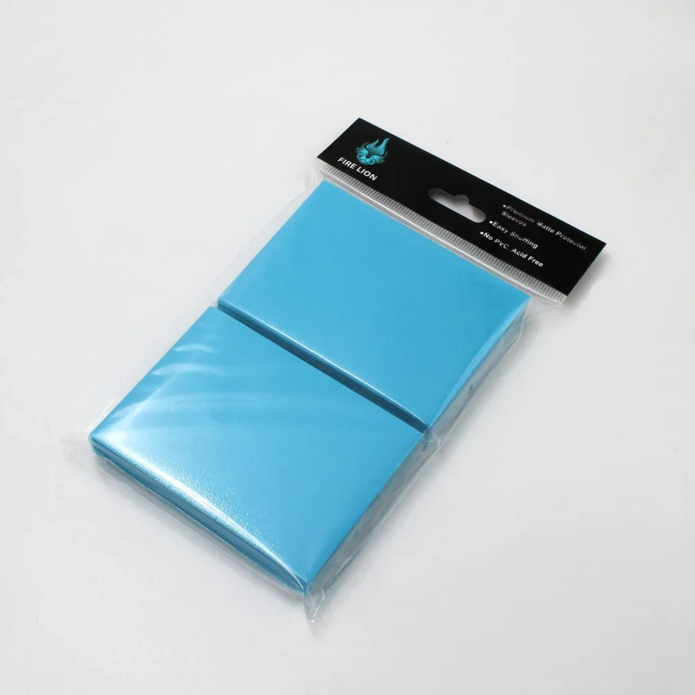 100PCS 66x91mm Matte Colorful Standard Size Card Sleeves TCG Trading Cards Protector Tarot Shield Board Games Magical Cover PKM