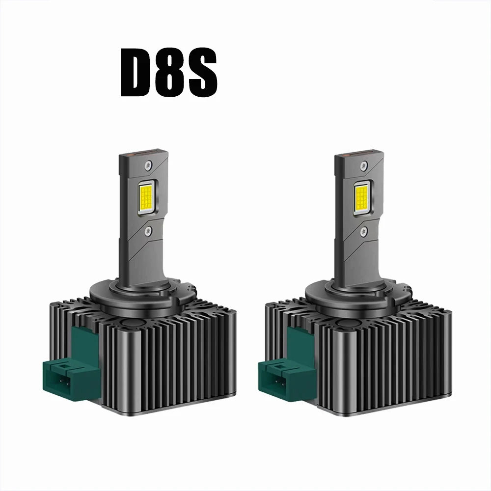 D1S D3S LED Headlights HID Canbus D4S D2S D8S Auto Bulbs 1:1 To Turbo Auto Bulb Car Lamp Xenon For BMW Benz Audi VW Plug&Play