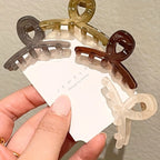 4pcs mini cute claw clip small girl hair claw semi transparent bangs side clip small shark clip women's hair accessory