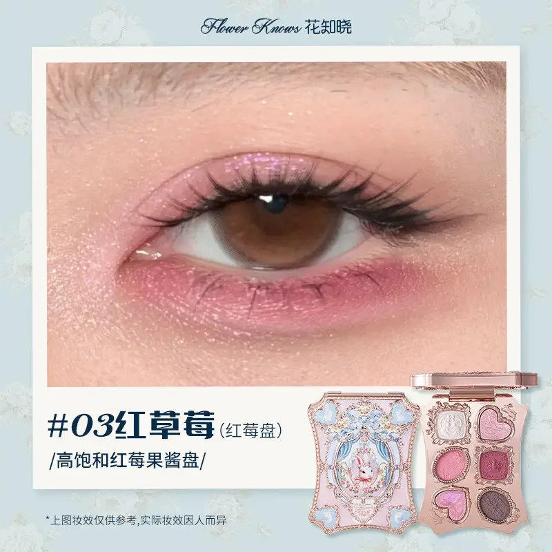 Flower Know Little Angel Nine Color Matte Fine Sparkle Pearl Comprehensive Palette