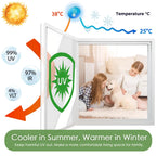 One Way Tint Mirror Window Film Daytime Privacy Self-adhesive Film Vinyl Sun Blocking Anti UV Glass Door Sticker Home Decoration