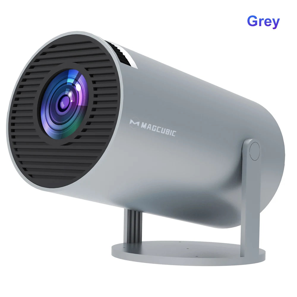 Magcubic Projector Android 14 8K 1280*720P HY300 Pro + Dual Wifi 290ANSI 180°flexible BT5.0 Cinema Outdoor Portable Projector