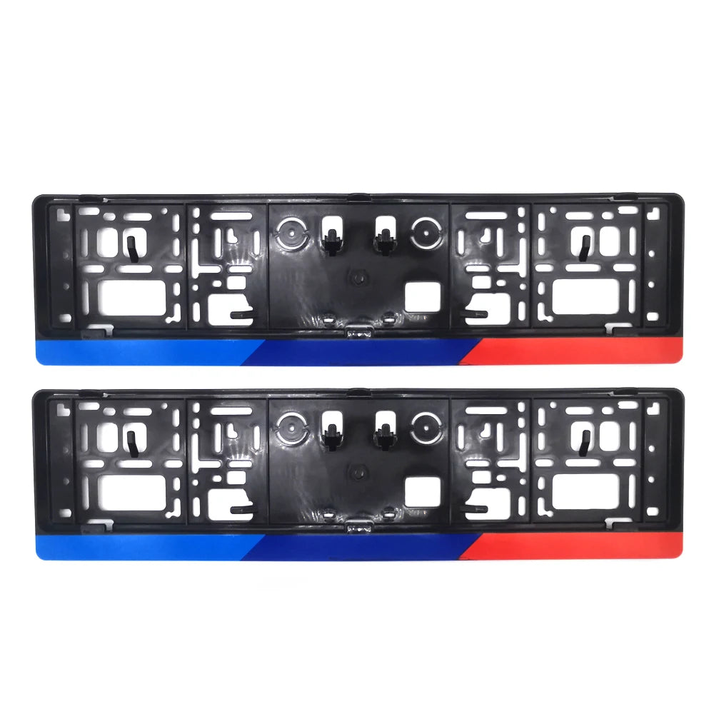 2pcs/ 1 pair Car License Plate Frame Gosnumber for European German Russian Numbers Mount Holder Number Automobile