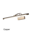 Led Bathroom Wall Light Black Copper AC90-265V Interior Wall Lamp Picture Light Modern Apply Wall Lighting 8W Wall Sconce