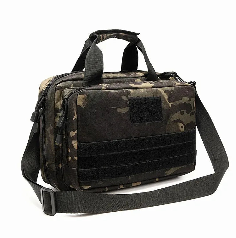 Outdoor Tactical Shoulder Bag Waterproof Large Capacity Magazine Storage, Army Green/Black/Khaki