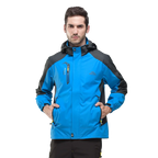 TRVLWEGO Camping Hiking Jacket Men Autumn Outdoor Sports Coats Climbing Trekking Windbreaker Travel Waterproof Jackets Black