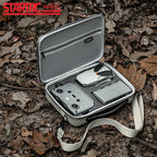 Portable Carrying Bag for DJI Mini 4K/MINI 2/MINI 2 SE Drone Leather PU Case with Shoulder Strap Handle