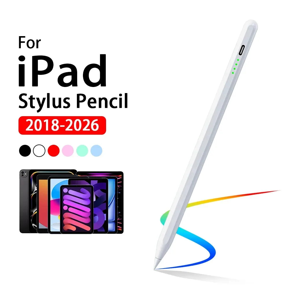 For Apple Pencil Stylus For iPad A16 Air 11 5 4 Pro 11th 13 12.9 M4 M3 M2 Pens 10 9 10th 9th Generation Mini 7 6 2025 Touch Pen