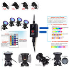 IP68 Waterproof Underwater LED Lights 12V RGB Multicolour Aquarium Light Garden Fountain Pond Fish Tank Swimming Pool Spot Lamp