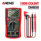 ANENG DM850 Digital Multimeter AC/DC Professional 1999 Votage Tester Ohm Automatic Counts Auto Current Ammeter Detector Tool