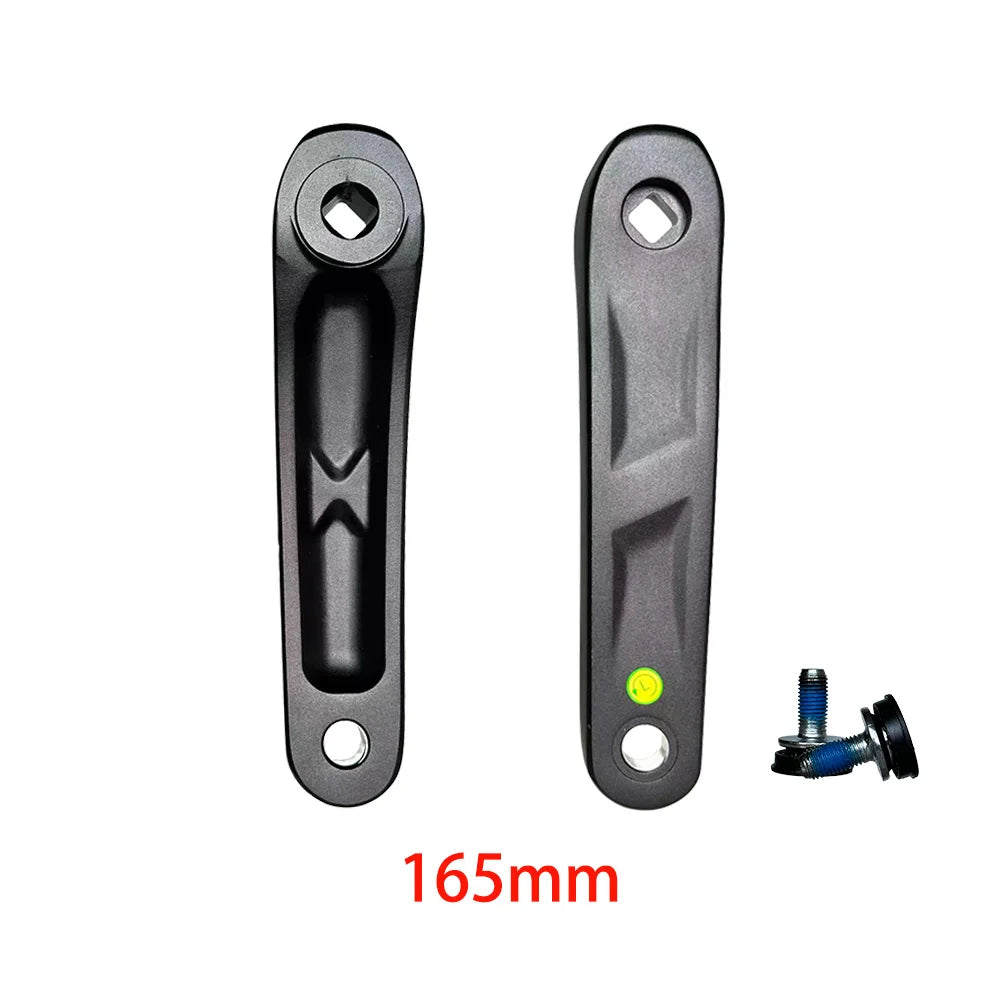 E-Bike Crank Arm Set Alloy Square Taper Hole Exercise Bike Dynamic Crankset 114/127/135/140/152/160/165/170/175 Bicycle Parts