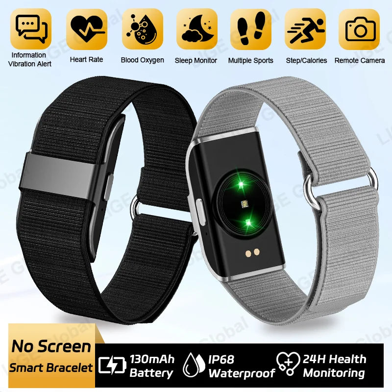 LIGE Smart Bracelet Waterproof Fitness Tracker with Pedometer, Vibration Alarm, Message Alerts