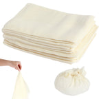 12/24 Pcs Cheese Cloths Natural Unbleached Cotton Cheesecloth 20 Inch Square Cheese Cloths Reusable Organic Cotton Cheesecloths
