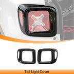 Jeep Renegade Tail Light Guard Cover Trim Sticker Black, Rear Lamp Protector 2016-2025