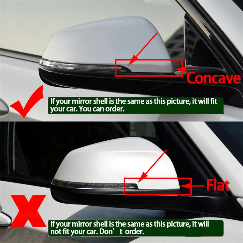 2x LED Side Mirror Dynamic Turn Signal Sequential Light For BMW X1 F48 F49 X2 F40 F45 F46