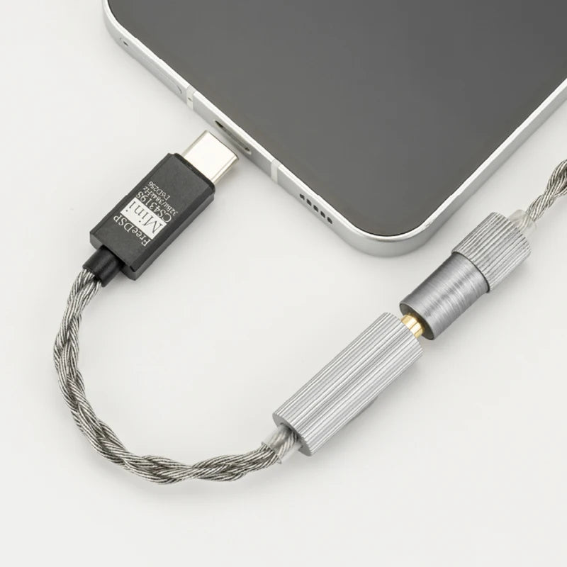 MOONDROP FreeDSP Mini HiFi Portable USB-C Miniature Decoding Amplifier Equipped with CS43198 3.5mm CITA Adapter