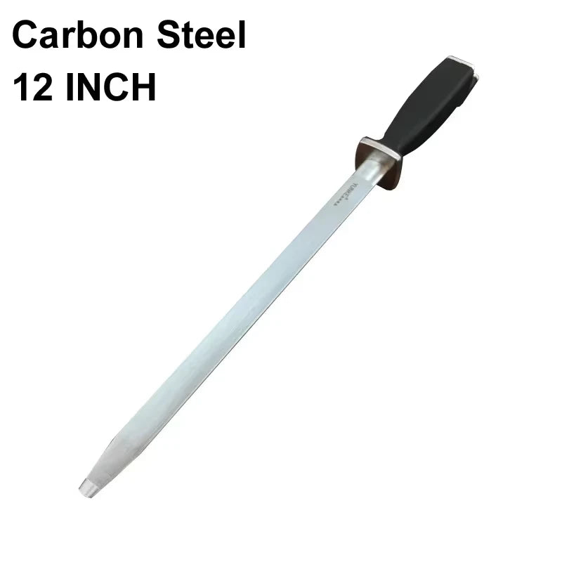 8/10/12 Inch Professional Ceramic Knife Sharpener Rod Durable Knife Grinder With Non-Slip Handle Kitchen Knife Sharpening Blade