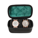 Watch Box Organizer for Men,Watch Travel Case Portable Storage Watch Display Holder for Wristwatches with anti-Move Watch Pillow