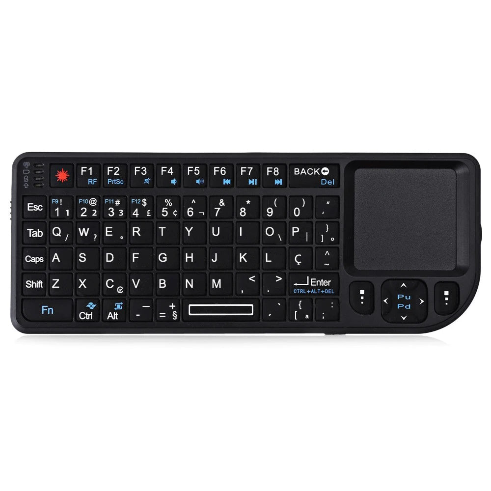 2.4G Wireless Keyboard With 7-color Backlight Touchpad Mouse And Flashligt- Portable Applicable- Perfect For PC Smart TV Box